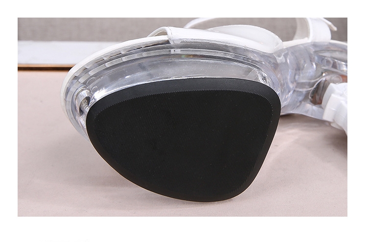 Sandales compensées en cristal pour femmes – Chaussures de mariage élégantes à brides en strass et talon unique (EU34-43)_voghion.com