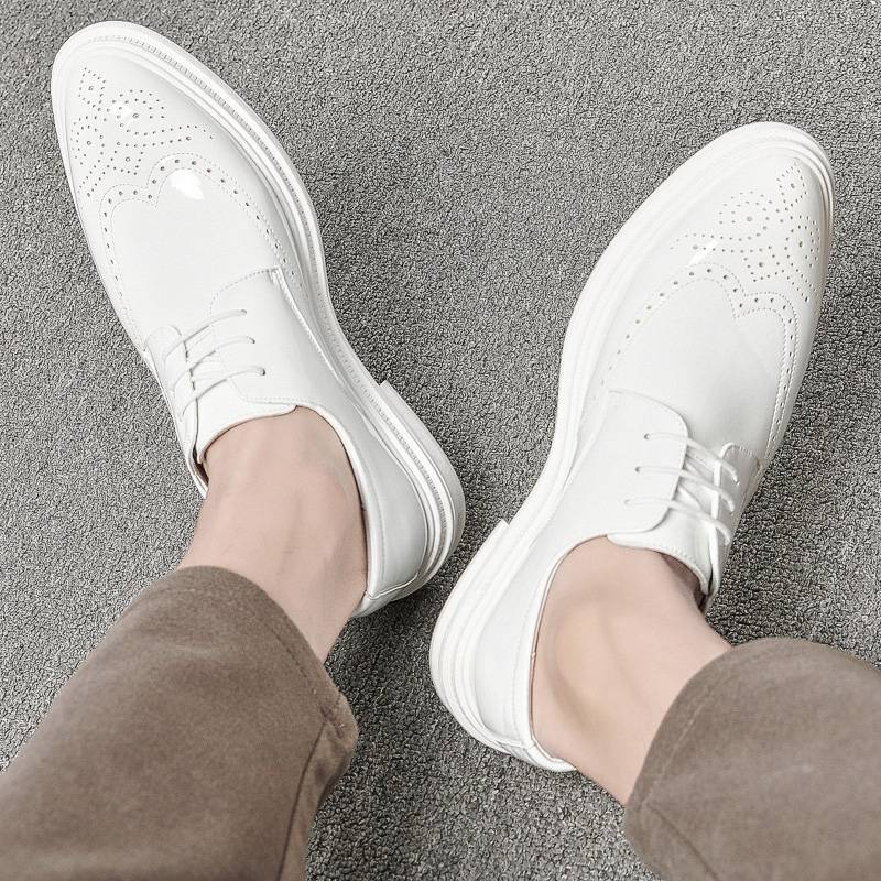 Men Shoes Mens Business Dress Retro Gentleman Formal Carved Brogue Formal Shoes Men High Quality Casual Shoes_voghion.com
