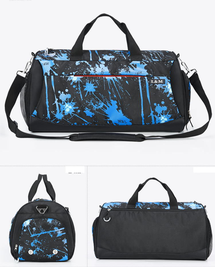 Sac de fitness, sac à bandoulière pour homme, sac de yoga, sac de sport pour femme, sac d'entraînement à main, sac de voyage transfrontalier, sac de séparation sec et humide_voghion.com