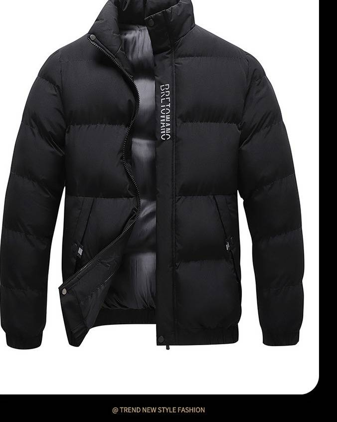 Herren Winter Pufferjacke – Verdickter Steppmantel (Schwarz, Grau, Dunkelblau, M-5XL)_voghion.com
