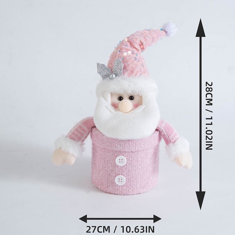 Cross-Border New A Pple Pink Old Man Snowman Elk Christmas Eve Candy Gift Box_voghion.com
