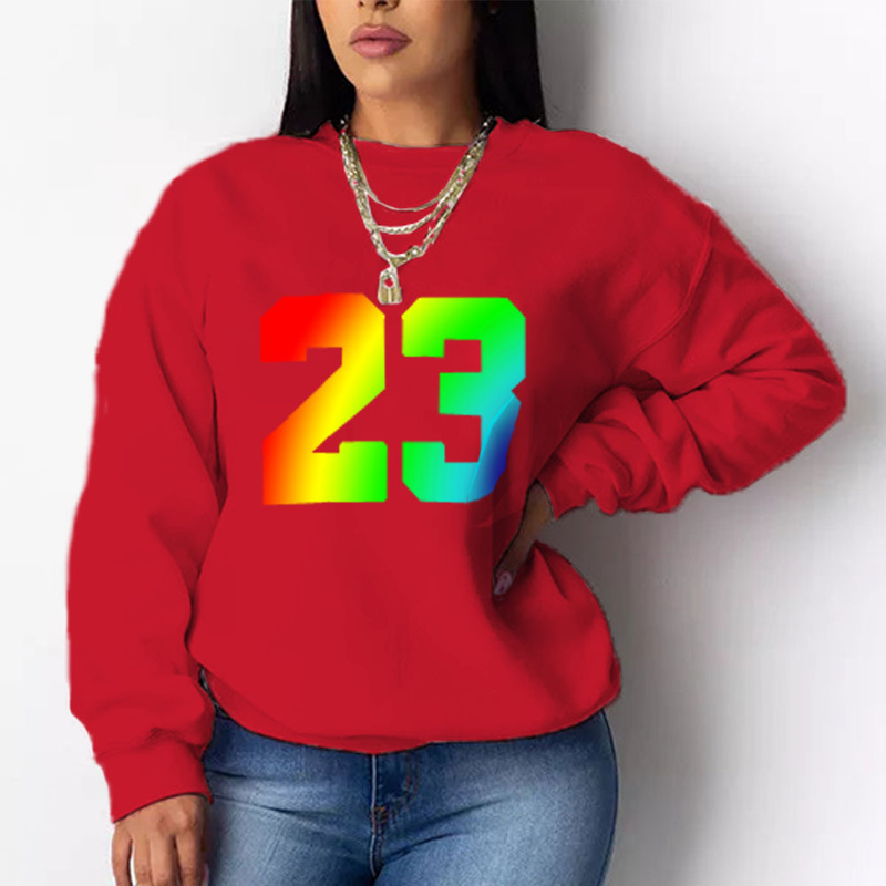 Ženski ohlapen pulover s kapuco z dolgimi rokavi in potiskom_voghion.com