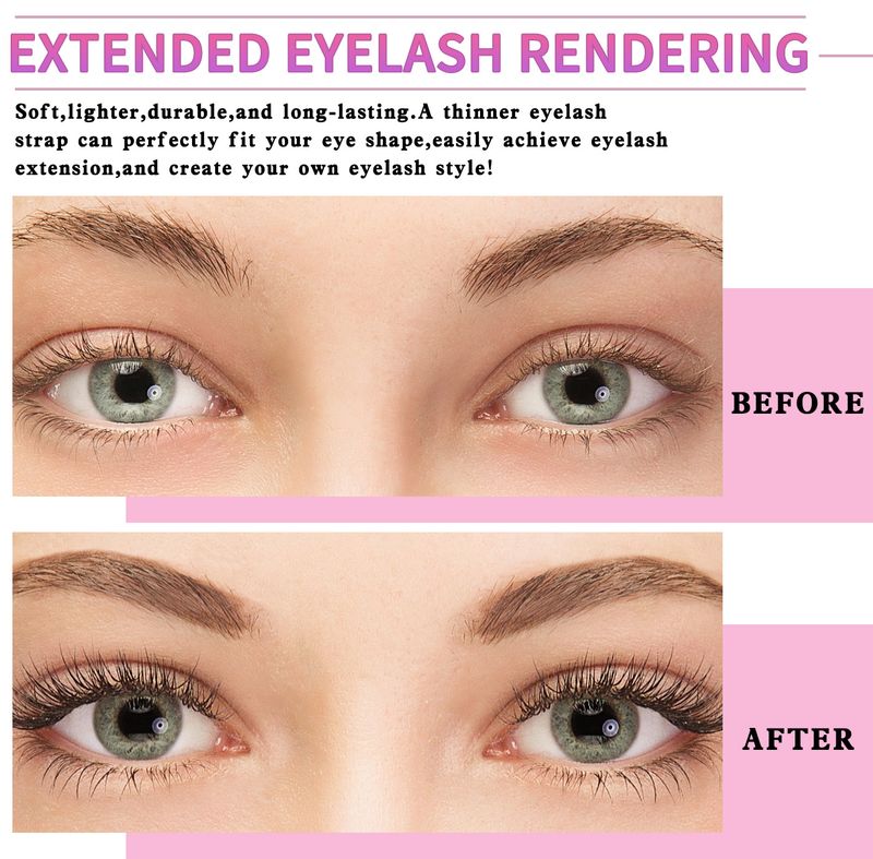 Isetehtud segmenteeritud üheharulised juuksed 30-40d liimiga pintsetid sobivad ripsmetele segatud ripsmete raamat_voghion.com