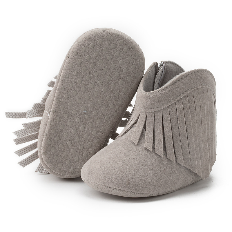 Baby Shoes Tassels Small Boots Warm Boots Soft Soled Toddler Shoes Enhanced Non-deformable Tassel Shoes_voghion.com
