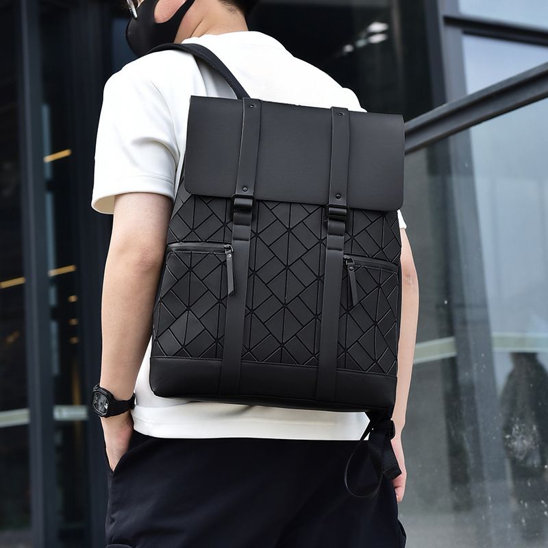 Neuer Diamant-Rucksack mit großer Kapazität, wasserdicht, für Herren, Pendler-Computertasche, modischer Rucksack, College-Tasche_voghion.com