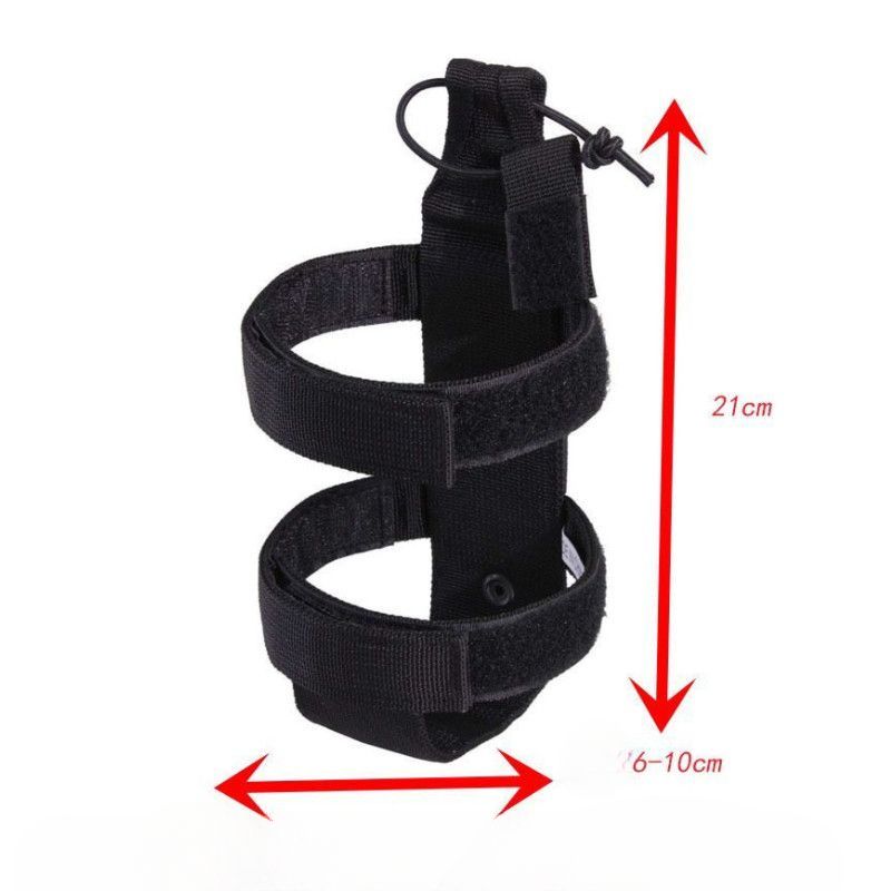 Militär-Enthusiasten Taktische Outdoor Wandern MOLLE System Tragbare Einstellbare Wasser Flasche Hülse_voghion.com
