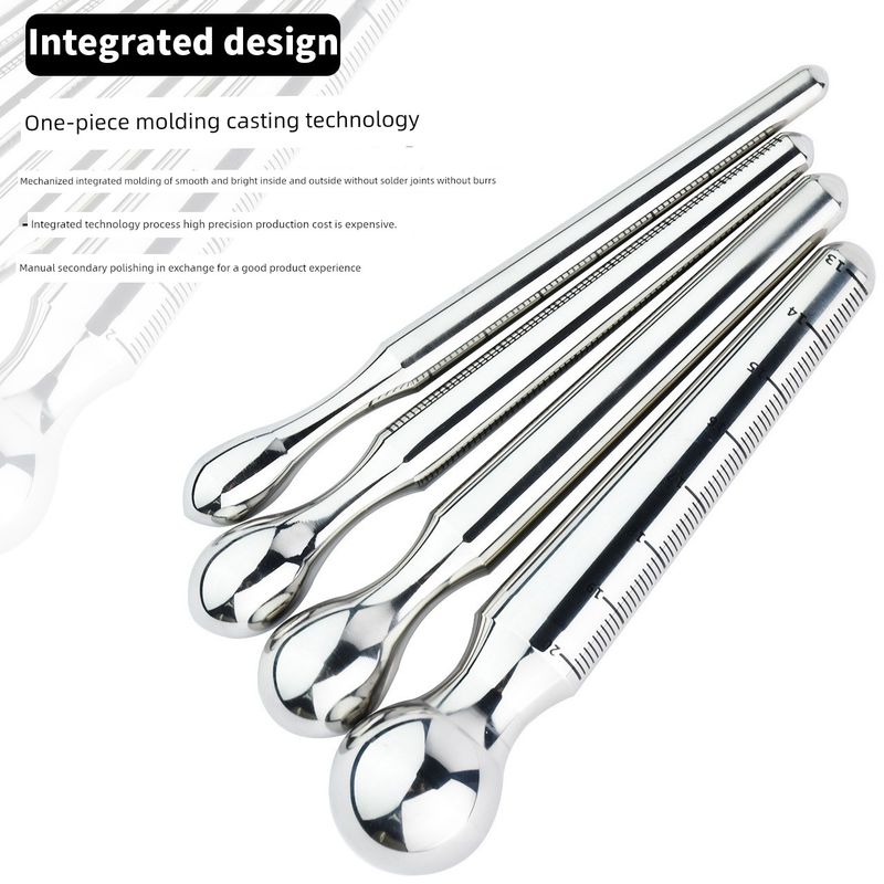 Sexy Smooth Stainless Steel With Scale Horse Eye Stick Novice White Open Urethral Expansion Masturbation Device Male And_voghion.com