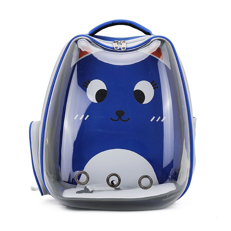 Sac à dos mignon pour animaux de compagnie, transparent, respirant, portable et léger, type capsule spatiale, pour voiture ou chien/chat_voghion.com