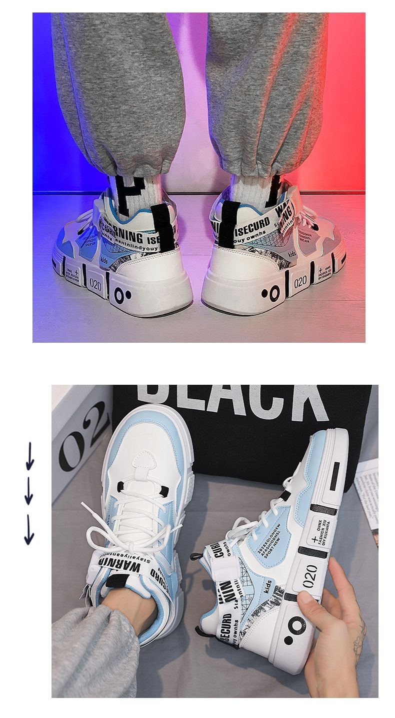 Spring New Men's All match Niche Shoes Low top Student Skateboard Shoes Live Leather Sports Casual Men's Shoes_voghion.com