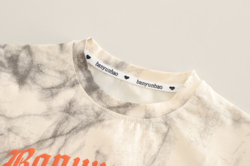 Ropa para niños, trajes de verano para niños, ropa de verano para bebés, trajes de dos piezas de manga corta y estilo urbano._voghion.com