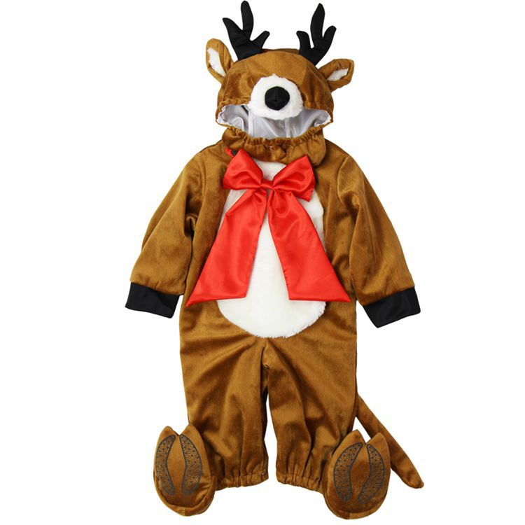 Christmas baby jumpsuit Santa Claus elf elk little snowman costume performance costume_voghion.com