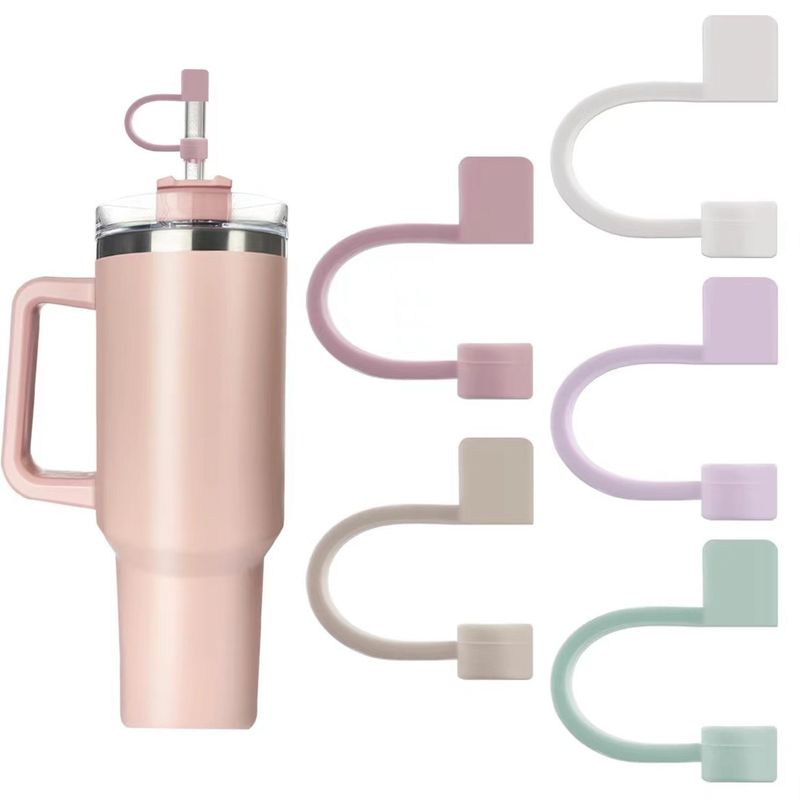 10 mm silikon halmkåpa halmkåpa anti-overflow plugg tillbehör silikon halmlock_voghion.com
