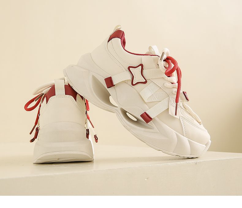 2025Spring New Dad Thick Bottom Student Women's Sneakers_voghion.com