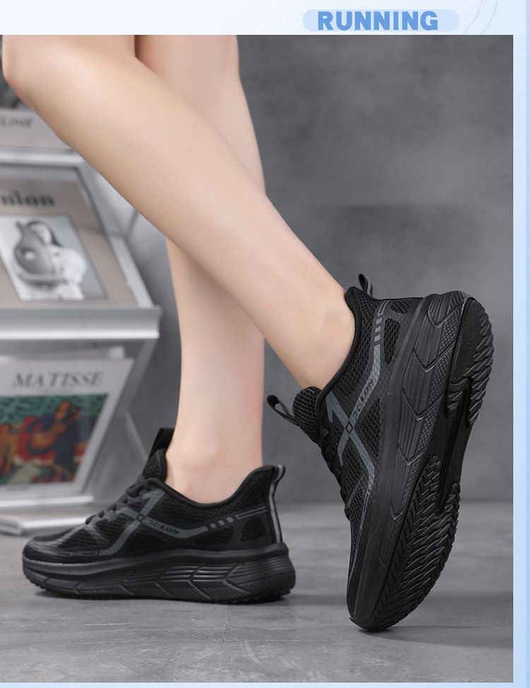 Pantofi sport pentru alergare pentru cupluri noi, pantofi sport scurți pentru alergare, adidași pentru maraton pentru femei_voghion.com