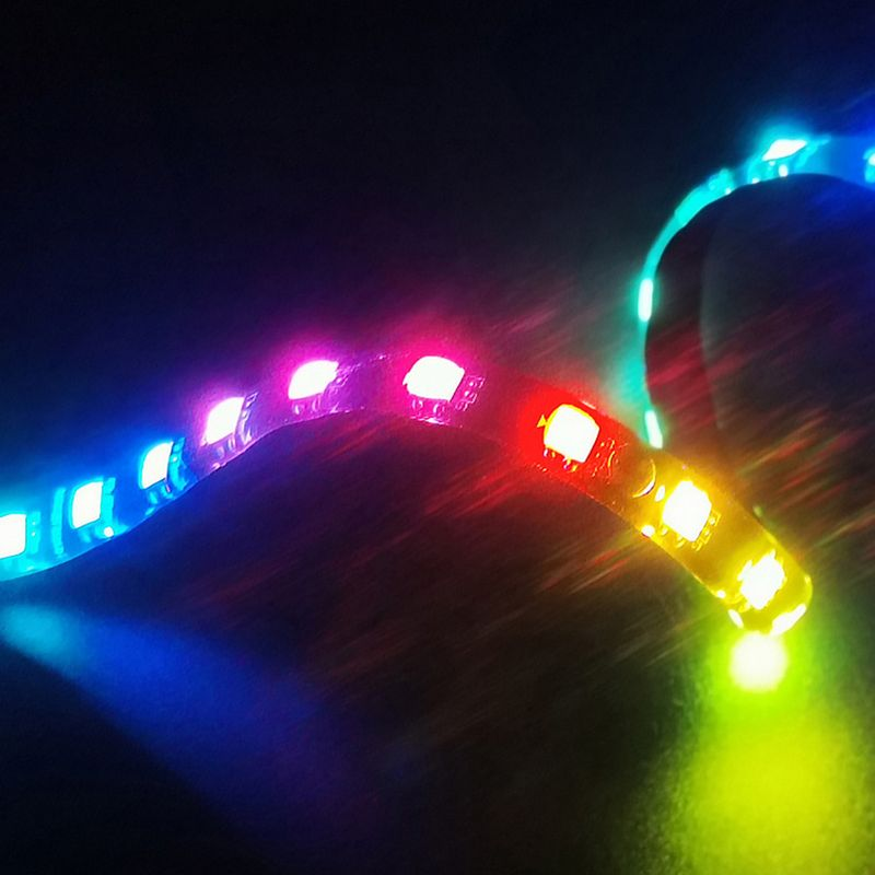 Farfi COOLMOON Striscia LED magnetica 40 cm Case per computer PC Barra luminosa RGB con 4 pin RGB/5 V ARGB per scheda madre_voghion.com