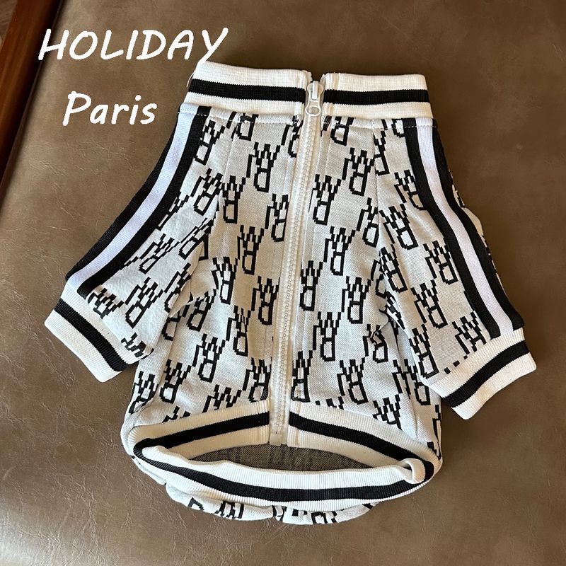 New Zipper Shirt Dog Clothing Jacket Stretchy Pet Clothes_voghion.com