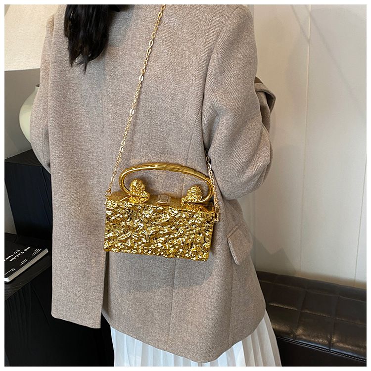 Borse a pochette da donna: crea una borsa in acrilico alla moda con motivi a crepe di ghiaccio, personalizzabile da portare a mano, a tracolla e con una sola spalla per le donne._voghion.com