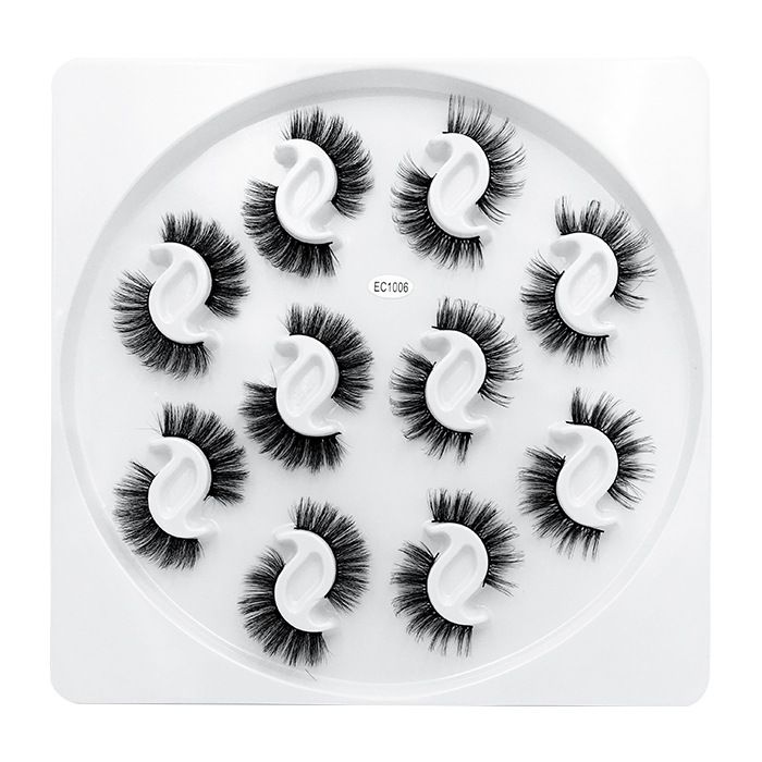Hot Sale 10 Pairs Of Fluffy False Multi-Layer Dense Realistic Long Eyelashes Manufacturer_voghion.com