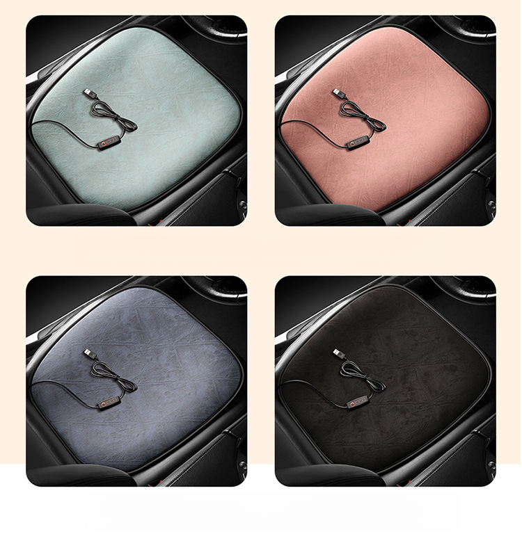 Cuscino per sedile auto quadrato piccolo per riscaldamento da ufficio singolo invernale_voghion.com