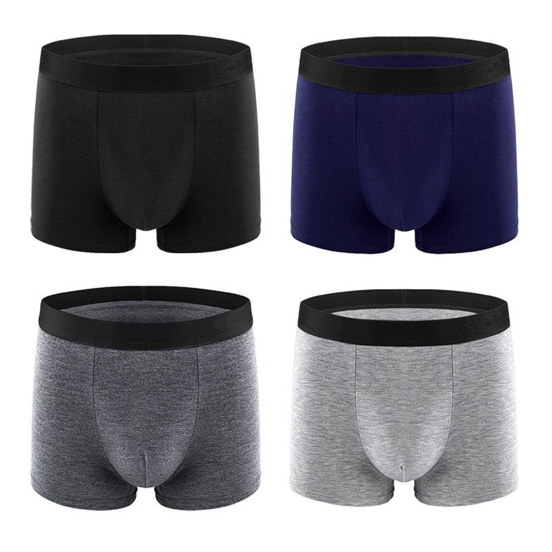 Boxer en soie de lait 2025D, sous-vêtement ample, respirant, super élastique, fin et confortable pour homme_voghion.com