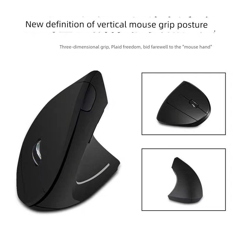Souris ergonomique sans fil, filaire, verticale, rechargeable, pour ordinateur portable et de bureau_voghion.com