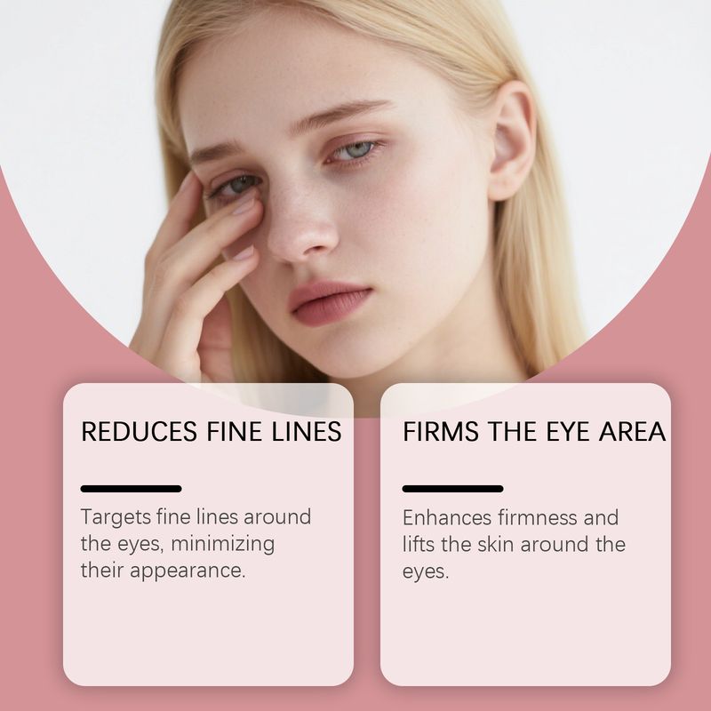 HOYGI Augenroller spendet trockener Haut um die Augen Feuchtigkeit, massiert Elastizität, zartes, feuchtigkeitsspendendes Essenzöl_voghion.com