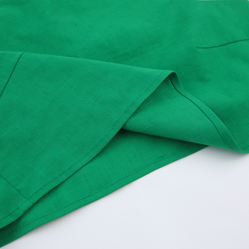 Canottiera senza maniche da donna in tinta unita, pantaloni, abiti da donna in due pezzi in cotone e lino_voghion.com