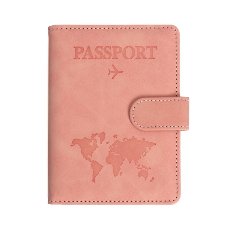 PU Spot Passport Bag, Multi-function ID Bag, Storage Bag, Passport Holder, Anti-theft Brush, Passport Holder._voghion.com
