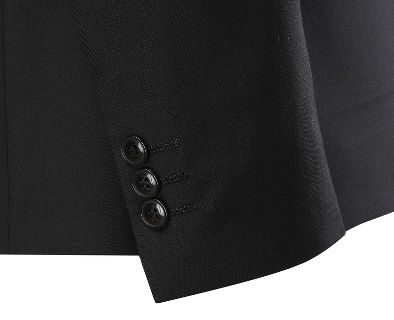 Men's clothing suit suit men's high-grade professional suit navy blue work coat_voghion.com