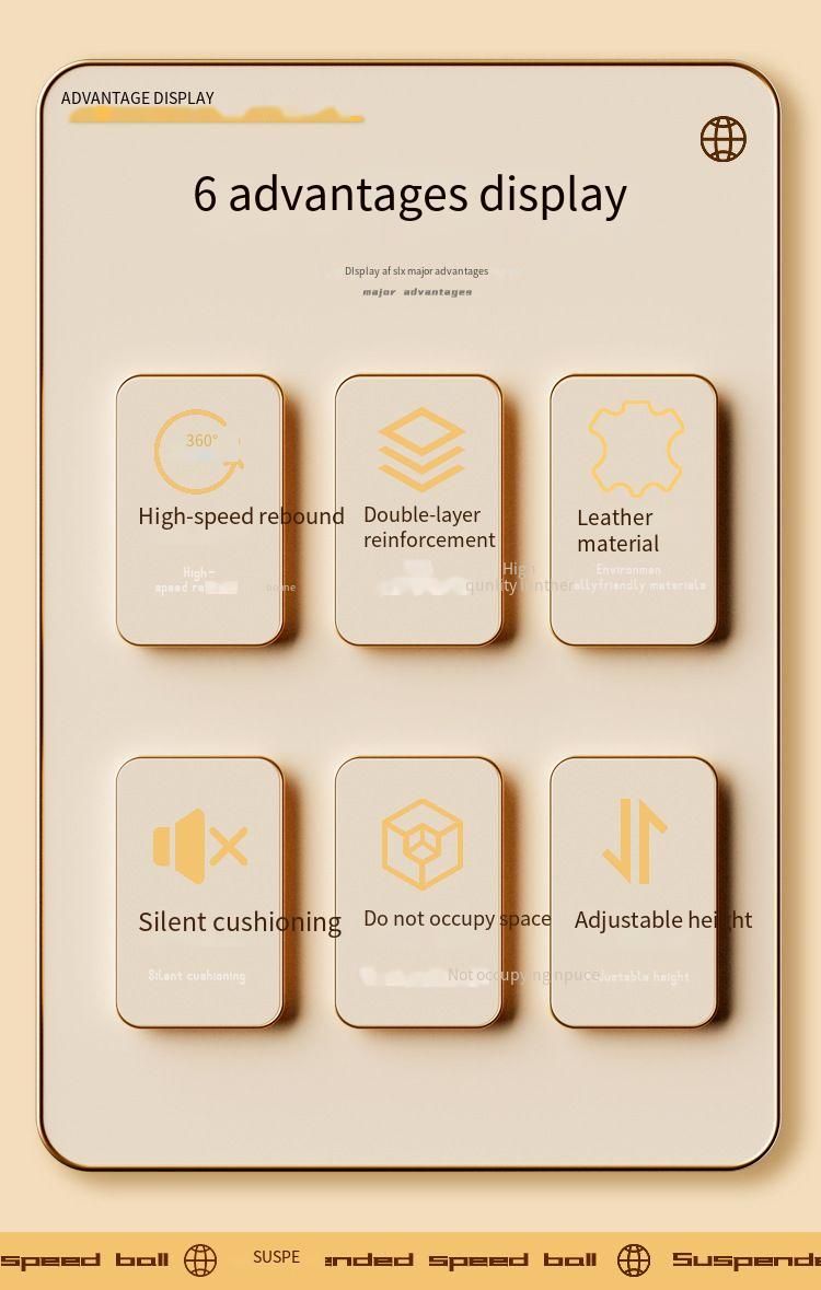 Geschwindigkeit Hängen Hause Verwenden Erwachsene Sanda Training Vent Boxen Reaktion Ball_voghion.com