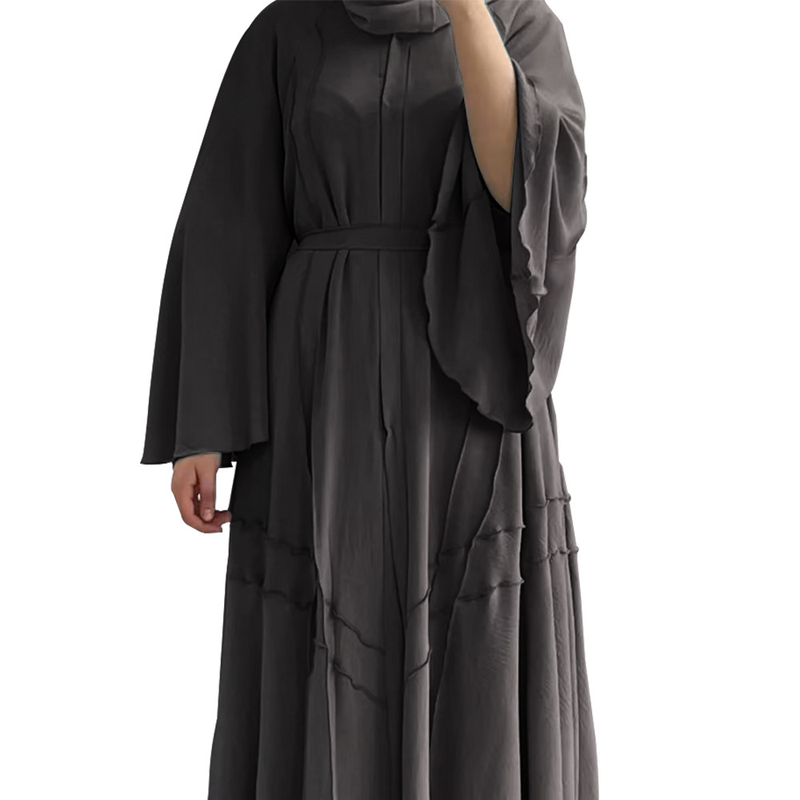 Dubaj, Bližnji vzhod, enobarvna, elegantna dolga obleka na jopico_voghion.com