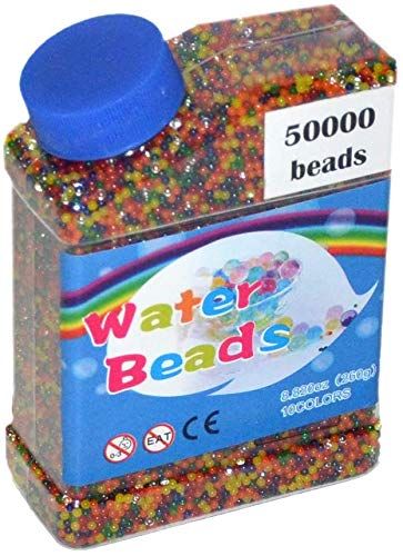 50000pcs Crystal Colored Soft Water Paintball Soil Water Beads Ball for Flower Weeding Mud Grow Magic Jelly Balls Water bullet Gun Toy Home Décor_voghion.com