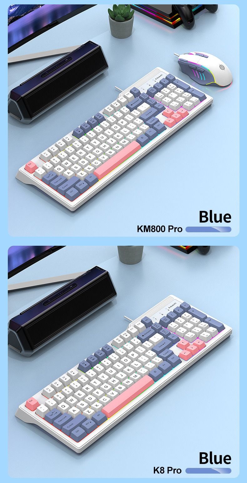 Office Wired Gaming Electronic Sports Keyboard And Mouse_voghion.com