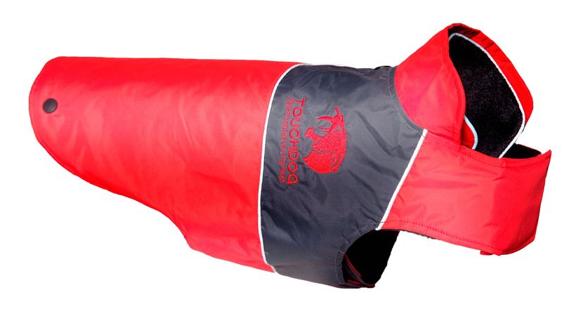 Touchdog Lightening-Shield Waterproof 2-in-1 Convertible Dog Jacket w/ Blackshark technology_voghion.com