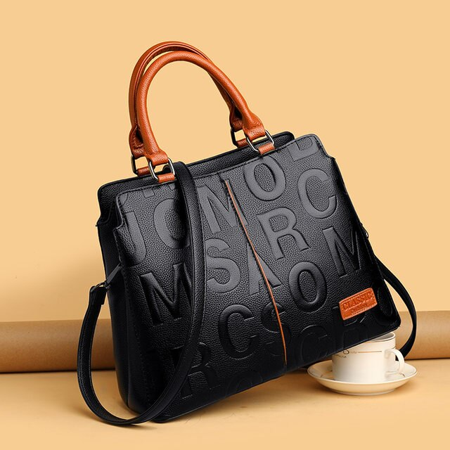 Borsa a tracolla casual in pelle PU per donna, borsa a mano di lusso firmata da donna, borsa a tracolla da viaggio di grande capacità_voghion.com