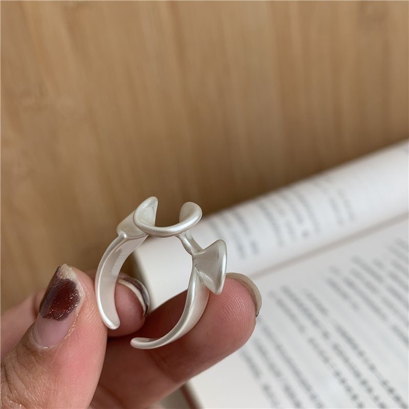 Punk Sier Color Copper Stars Open Rings for Men Fashion Jewelry Gift Hip Hop Vintage Ring_voghion.com