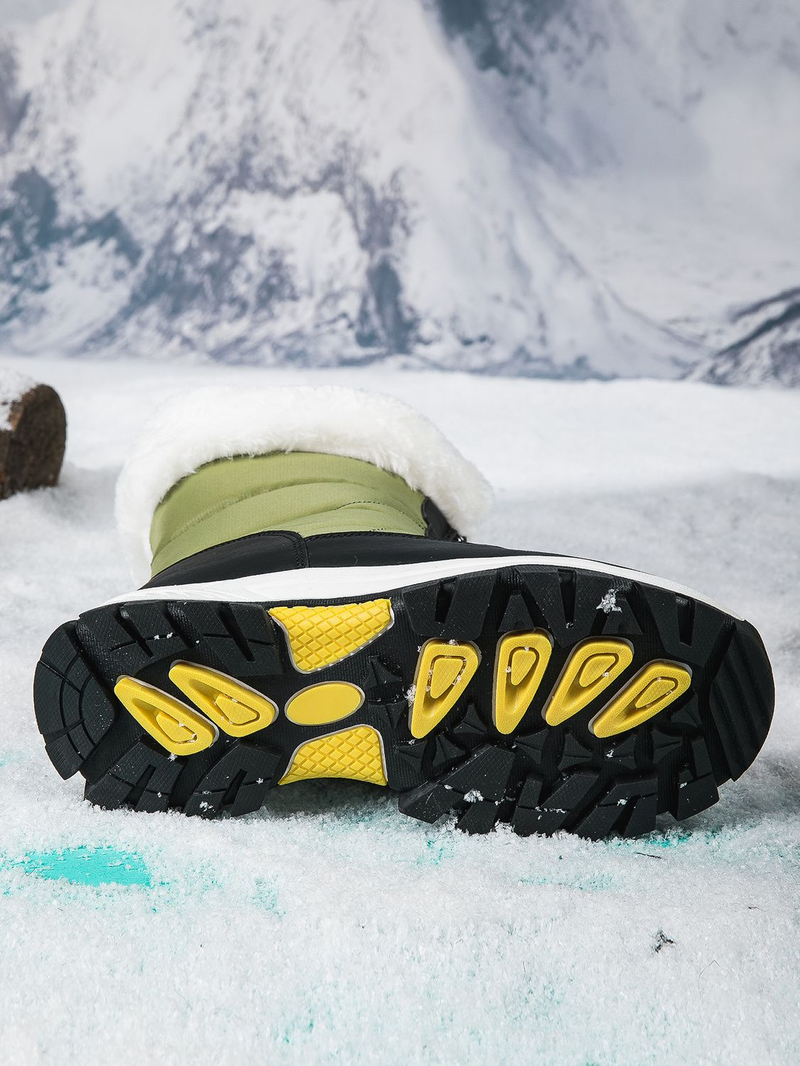 Nuovo isolamento termico e freddo ispessito in cotone invernale, stivali da neve antiscivolo per donna con_voghion.com