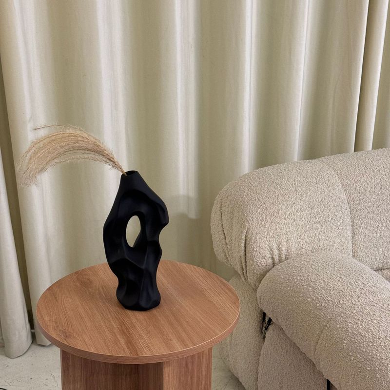 Vintage Floor Ornament Design Sense High-end New Chinese Style Niche Home Simple Ceramic Dried Flower Arrangement Vase_voghion.com