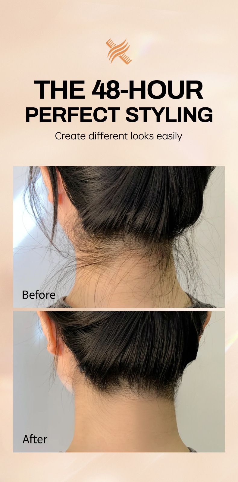 Pomades & Waxes ADMD Hair Wax Sticks To Improve Frizzy, Soft And Smooth Hair Finishing Cream_voghion.com