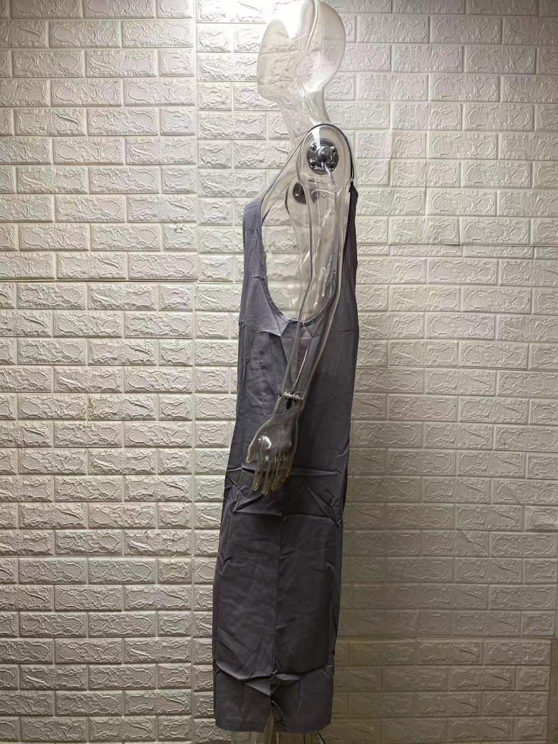 Women's clothing loose jumpsuit wide leg pants casual jumpsuit_voghion.com