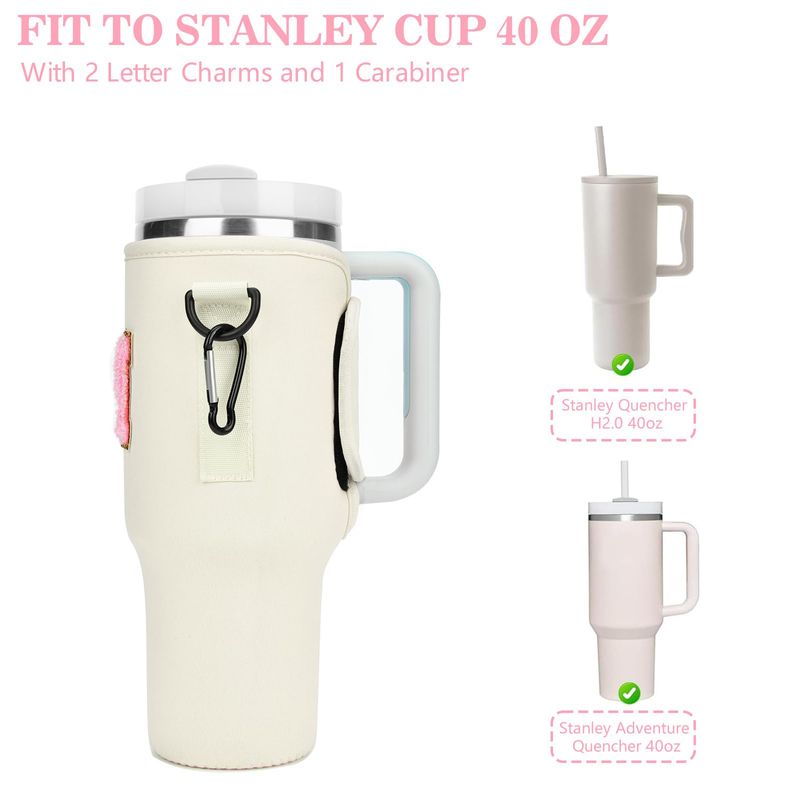 Ice Tyrant Becher-Taschengurt, verstellbarer Auto-Wasserflaschenbezug, Kälteisolierungsschutz, Becherbezug_voghion.com