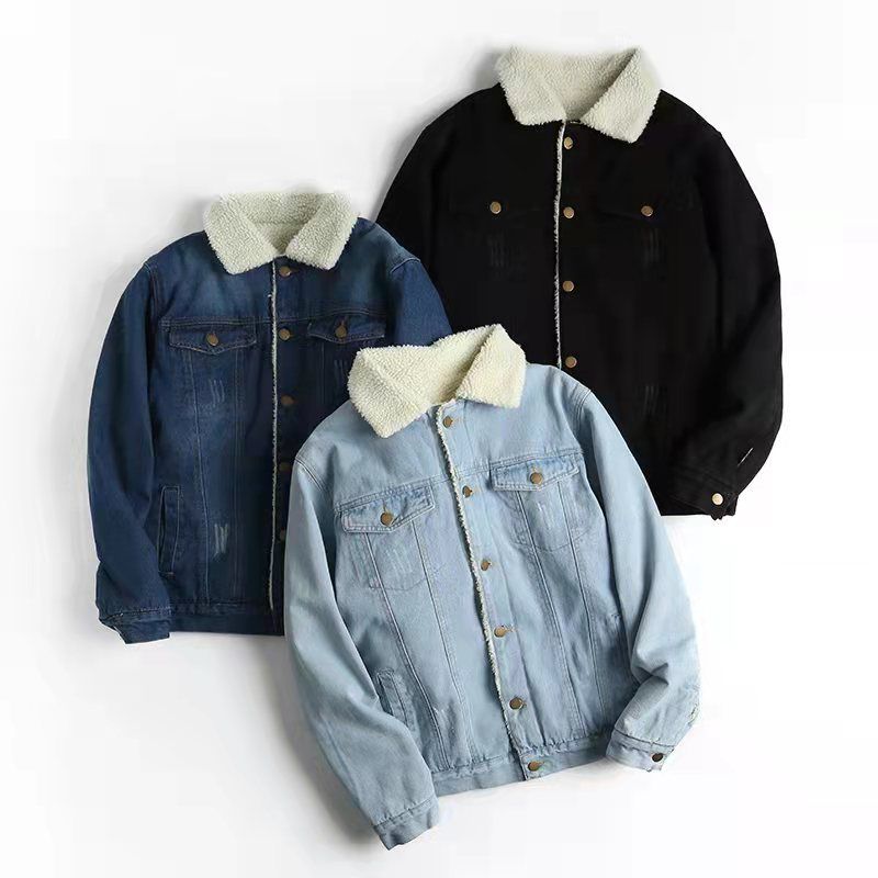 Giacca in denim spesso in pile di lana di agnello, nuova giacca invernale antivento e calda, giacca da coppia, abbigliamento da uomo alla moda_voghion.com