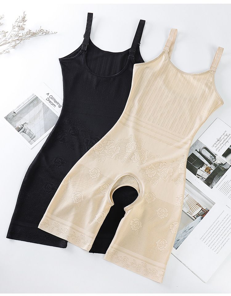 Shapewear Bodysuit Sleeveless Thin Flat Angle Crotch One Piece Body Shaper For Postpartum Abdomen And Hip Lifting Body Shaping Waist Corset_voghion.com
