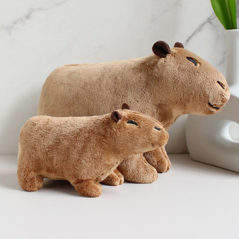 18/30cm Capybara Rodent Plush Toy Cartoon Animal Hydrochoerus Hydrochaeris Plush Doll Soft Toy Christmas Gift Toys For Children_voghion.com