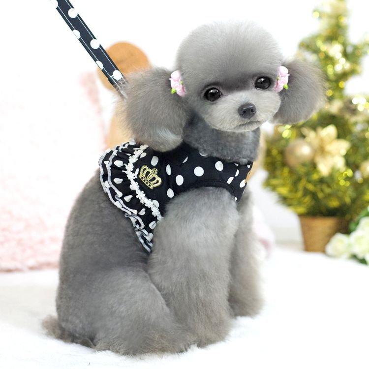 Puppy New Cat Vest-Style Pet Harness Leash_voghion.com