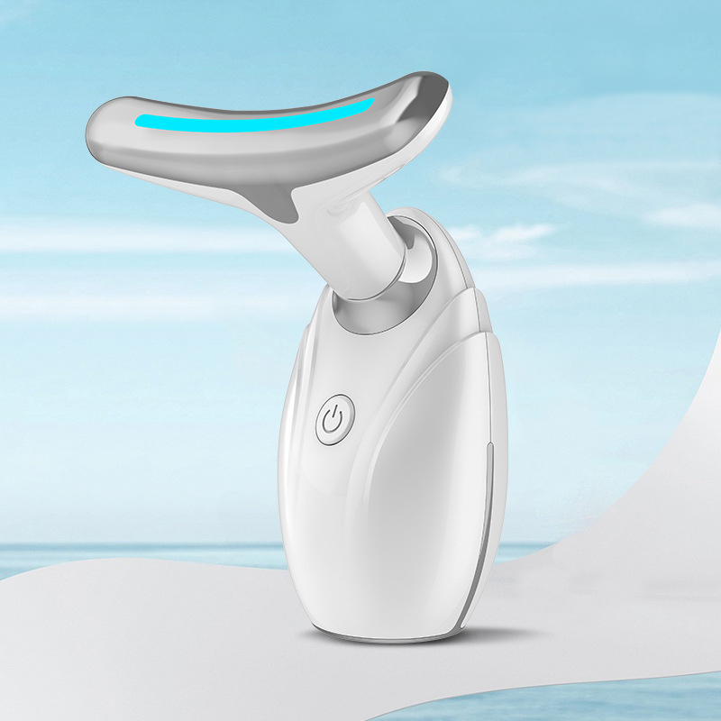 Varme Ansigt EMS Nakkeløft Stram Massager Elektrisk Mikrostrøm Ion Rynkefjerner LED Photon Face Be_voghion.com