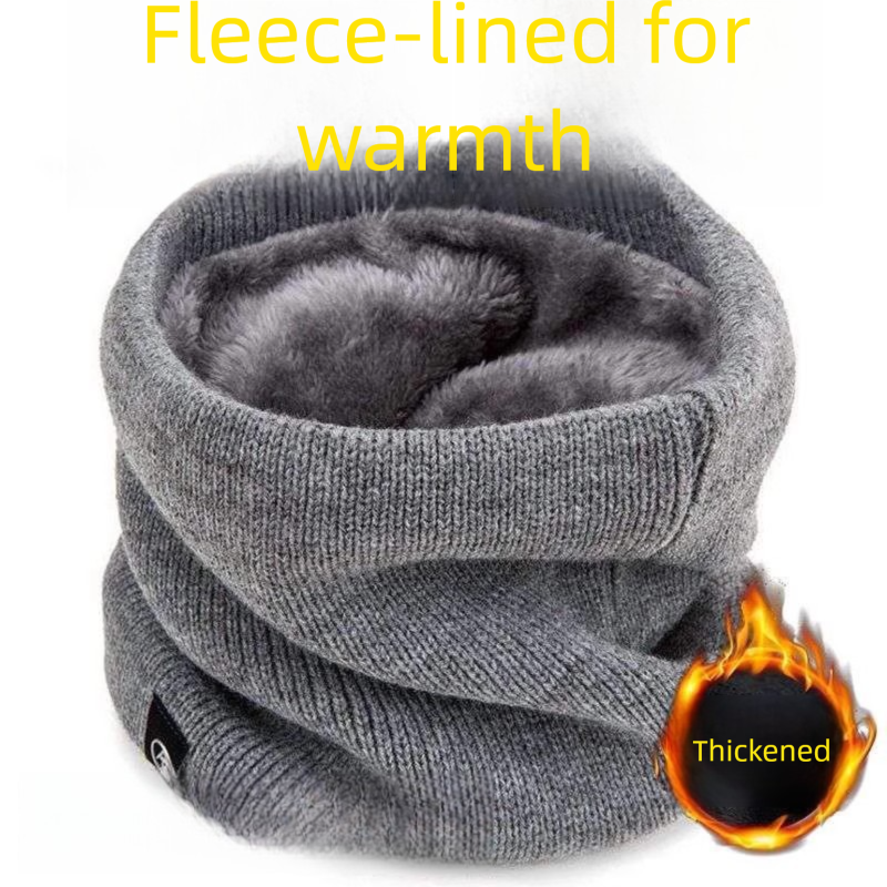 Scaldacollo invernale unisex foderato in pile, spesso, versatile, per ciclismo all'aperto_voghion.com