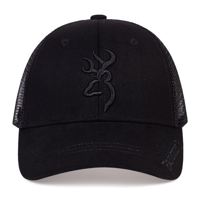 Gorra de béisbol con bordado BROWNING, gorra de marea de hip-hop para hombre, gorra de malla transpirable de verano para mujer, gorra de sol para exteriores, gorras de camionero_voghion.com