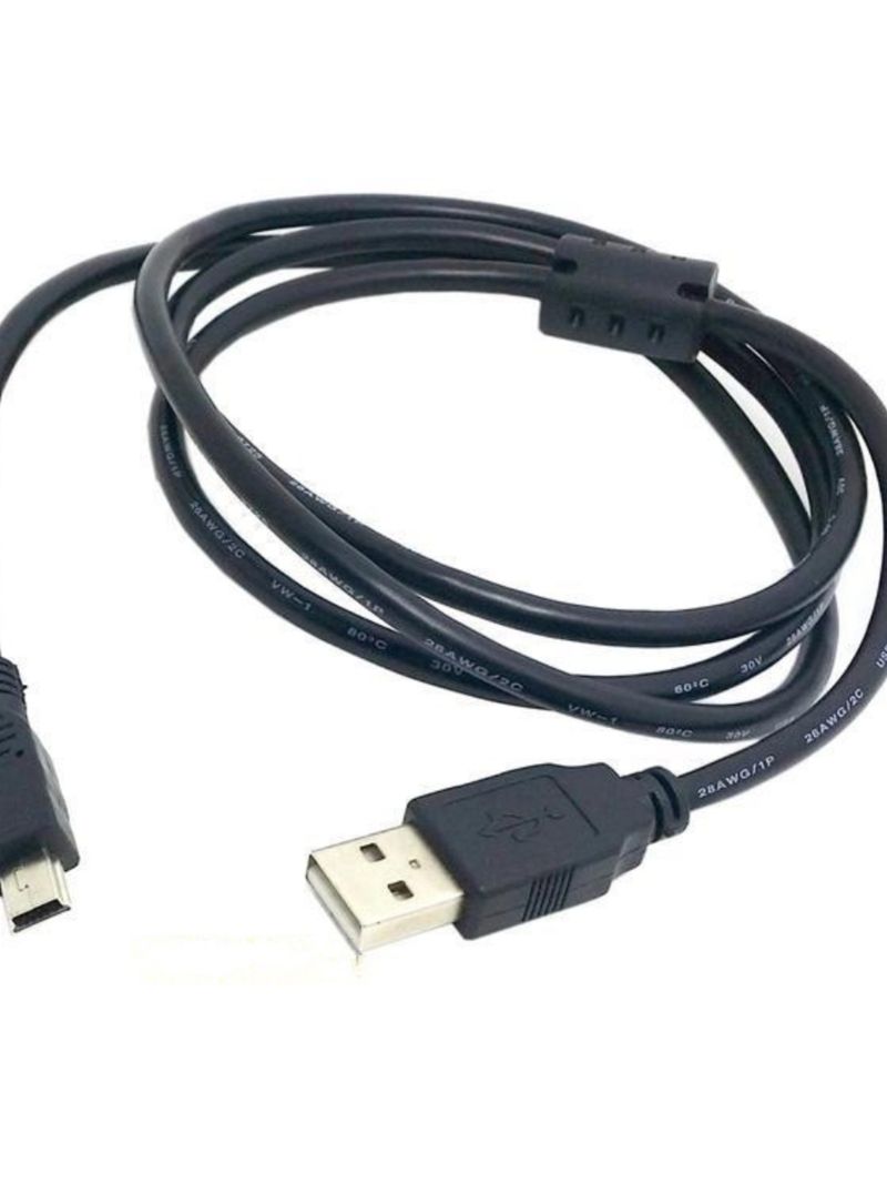 Verhetetlen minőségű Crown különleges ajánlatú T-portos USB - Mini 5mp3 töltőkábel 1,5/3 m mágneses gyűrűvel, réz kivitelben_voghion.com