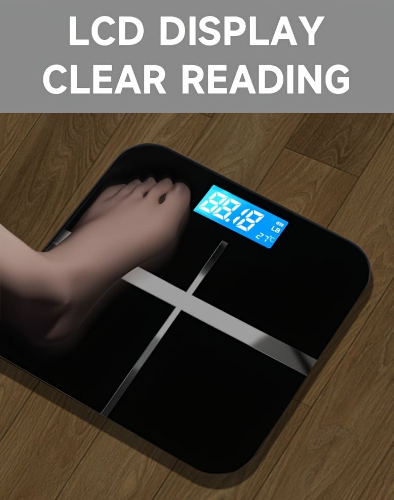 Weight Bathroom Digital Weighing Hine Ultra Wide Platform And Capacity Precise Security Large Number Easy To Read_voghion.com